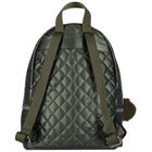 Girls Green Logo Quilted Backpack, 1, hi-res