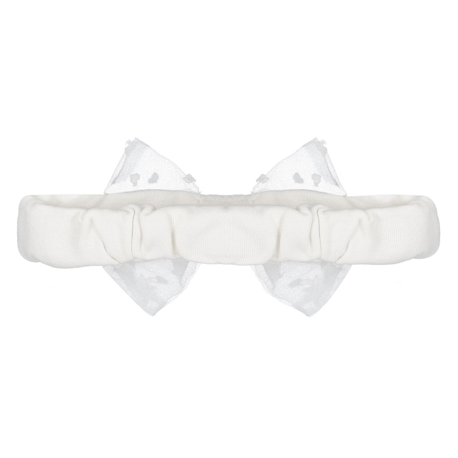 Baby Girls Ivory Bow Babygrow Set, 2, hi-res image number null