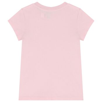 Girls Pink Logo T-Shirt