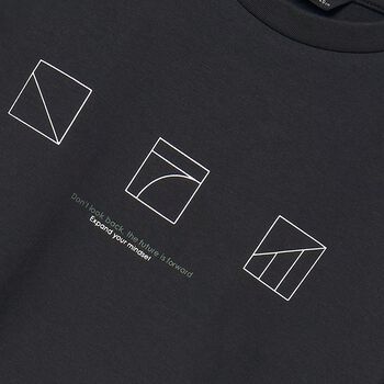 Boys Grey Cotton Logo T-Shirt