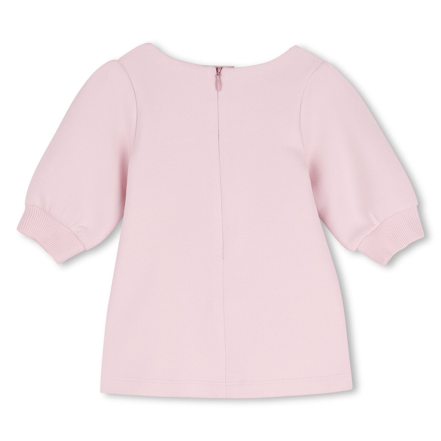 Younger Girls Pink Bag Dress, 2, hi-res