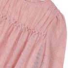 Girls Pink Heart Tulle Dress, 3, hi-res