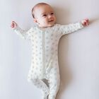 Baby Boys White Polo Bear Babygrow, 1, hi-res