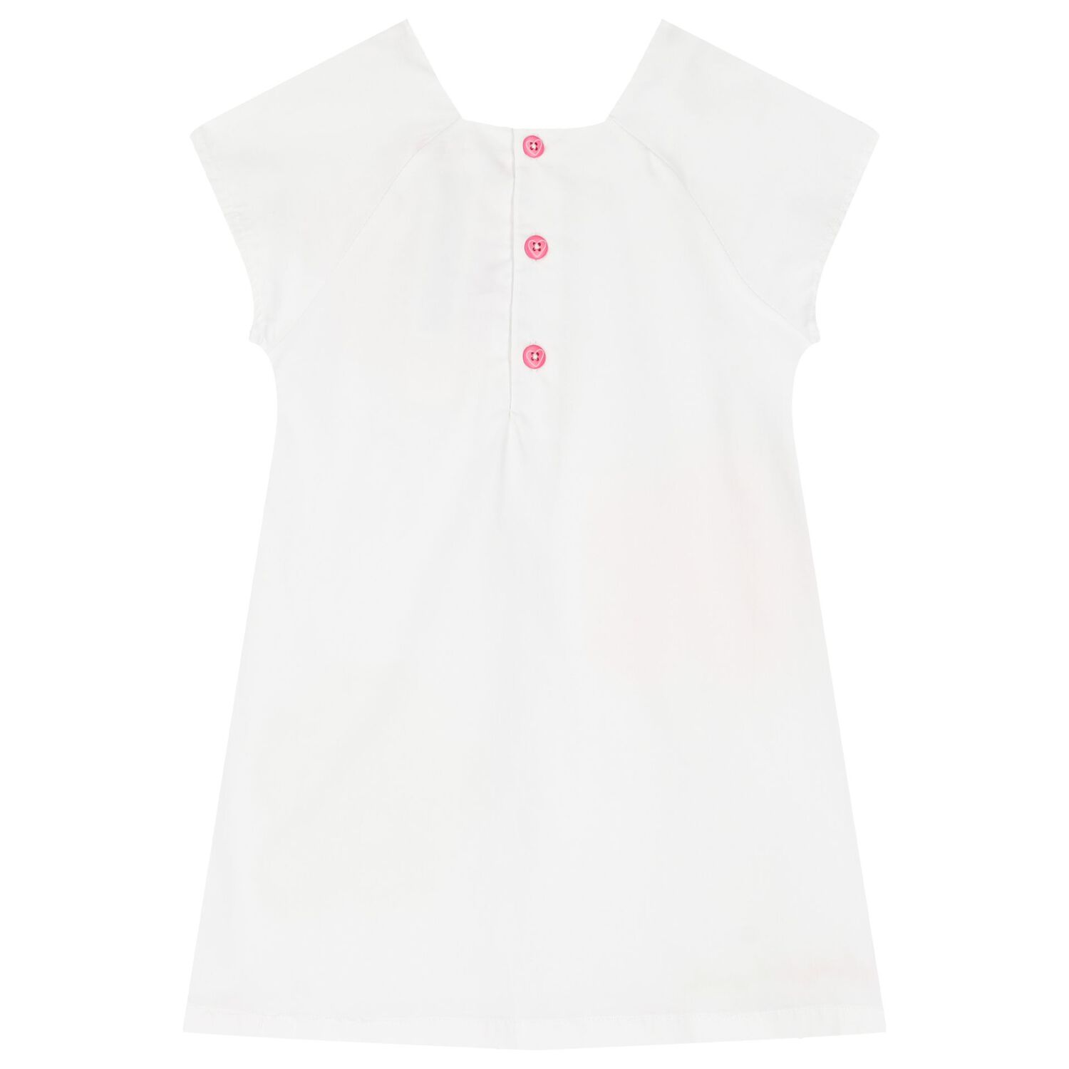 Girls White Flower Dress, 1, hi-res image number null