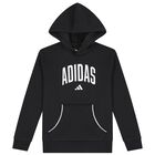 Black Logo Hooded Top, 1, hi-res