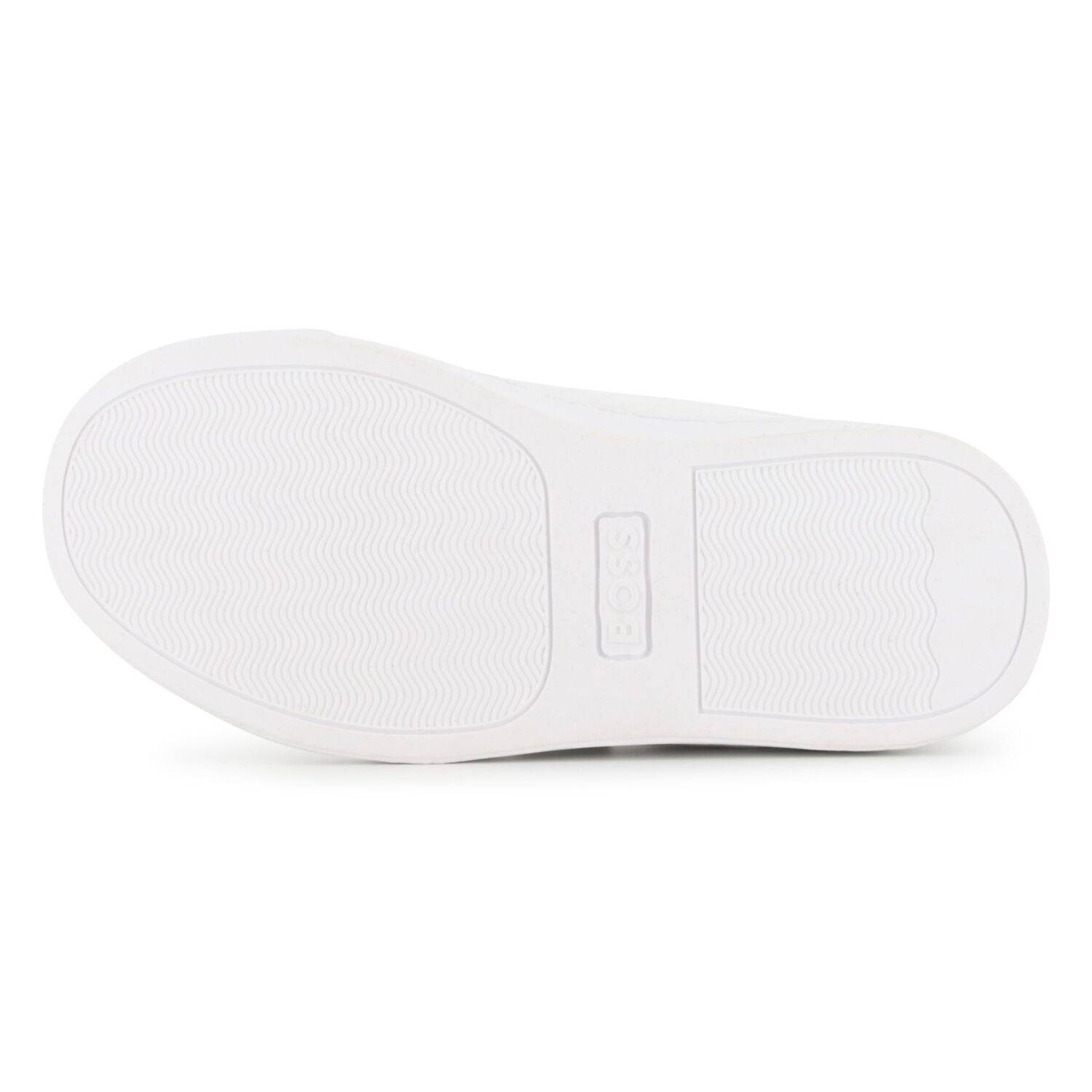 Boys White Logo Trainers, 2, hi-res