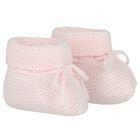 Baby Girls Pink Mittens & Booties Gift Set, 2, hi-res