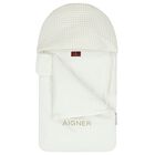 Ivory & Gold Logo Baby Nest, 1, hi-res