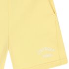 Younger Boys Yellow Logo Shorts, 1, hi-res