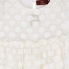 Girls Ivory Special Occasion Dress, 1, hi-res