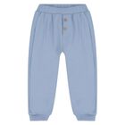 Baby Boys Ivory & Blue Dino Tracksuits ( 2 Pack ), 2, hi-res