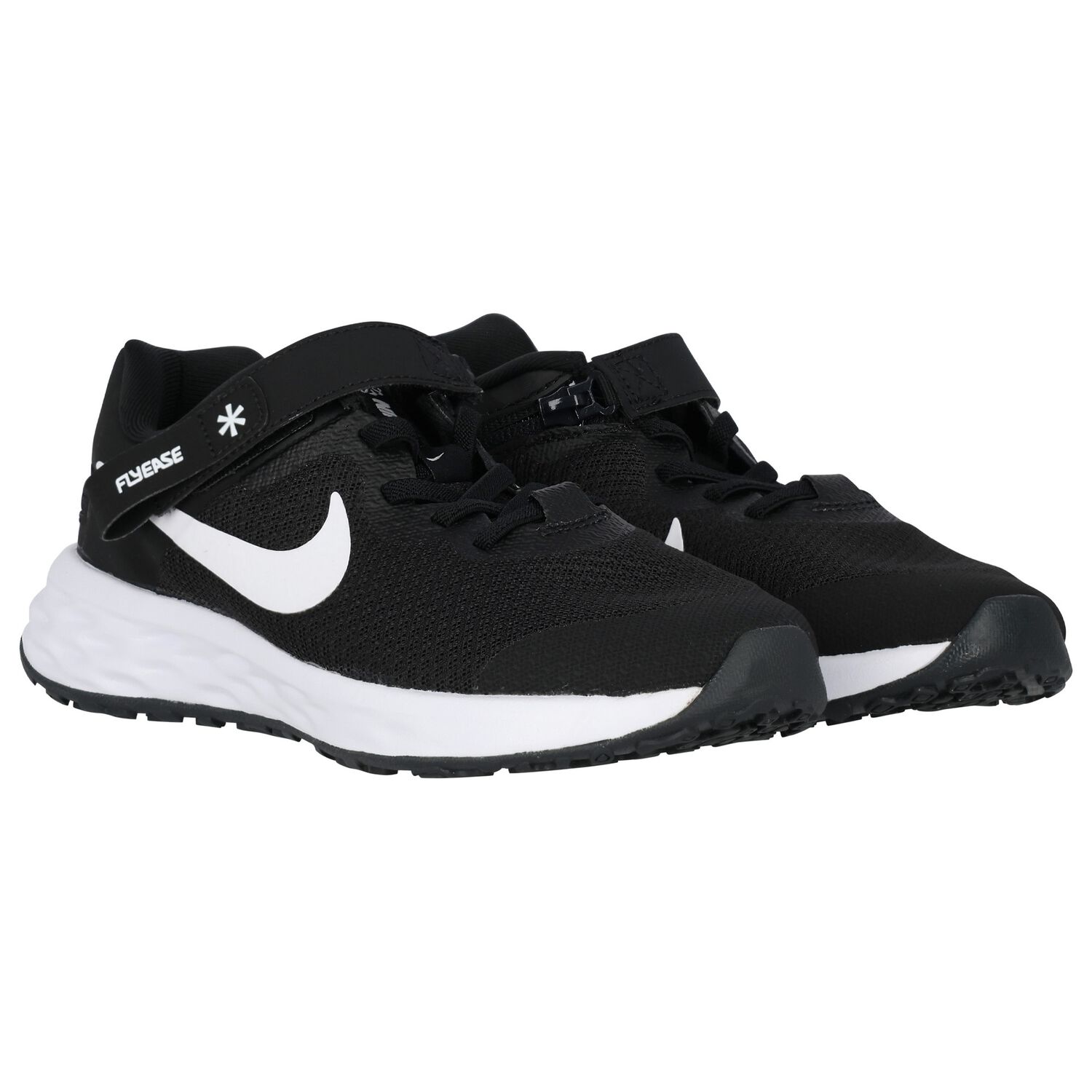 Black & White Revolution 6 Flyease Trainers, 1, hi-res