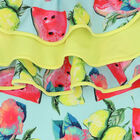 Girls Aqua Fruits Swimsuit, 1, hi-res