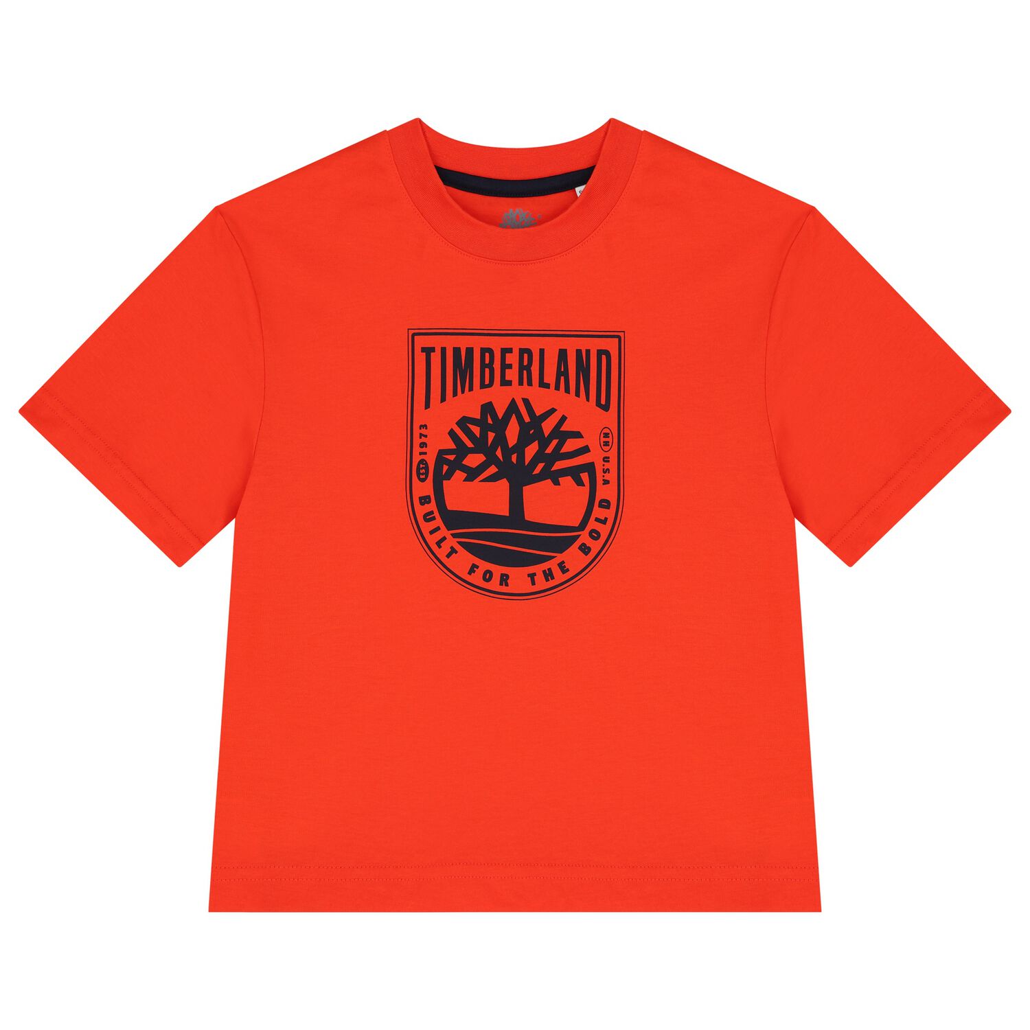 Boys Orange Logo T-Shirt, 3, hi-res image number null