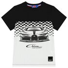 Boys Black & White Logo T-Shirt, 1, hi-res