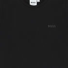 Boys Black Logo T-Shirt, 1, hi-res