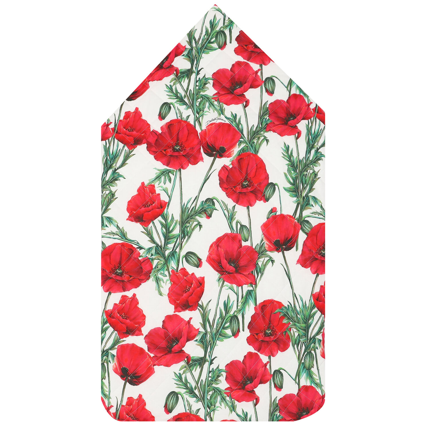 Baby Girls White & Red Poppy Nest, 1, hi-res