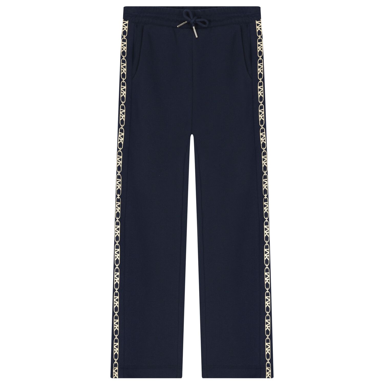 Girls Navy Blue Logo Joggers, 2, hi-res image number null