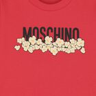 Younger Red Logo & Popcorn Long Sleeve Top, 2, hi-res