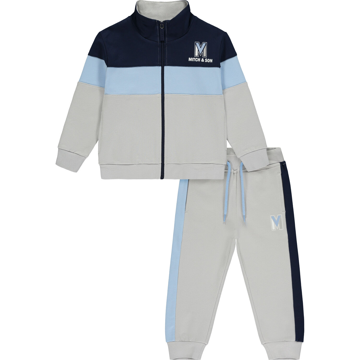 Junior on sale grey tracksuit