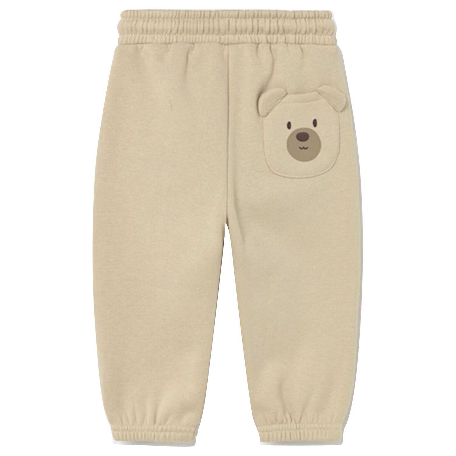 Younger Boys Beige Joggers, 2, hi-res image number null