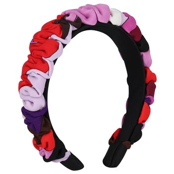 Girls Multi-Coloured Ruffled Orchidee Headband