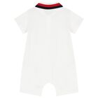 Baby Boys Ivory Romper, 1, hi-res