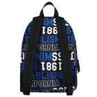 Boys Black Logo Backpack, 1, hi-res