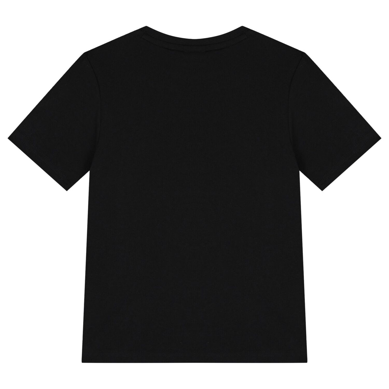 Boys Black Logo T-Shirt, 1, hi-res