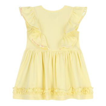 Baby Girls Yellow Ruffle Dress