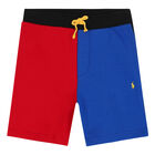 Boys Multi-Colored Logo Shorts, 1, hi-res