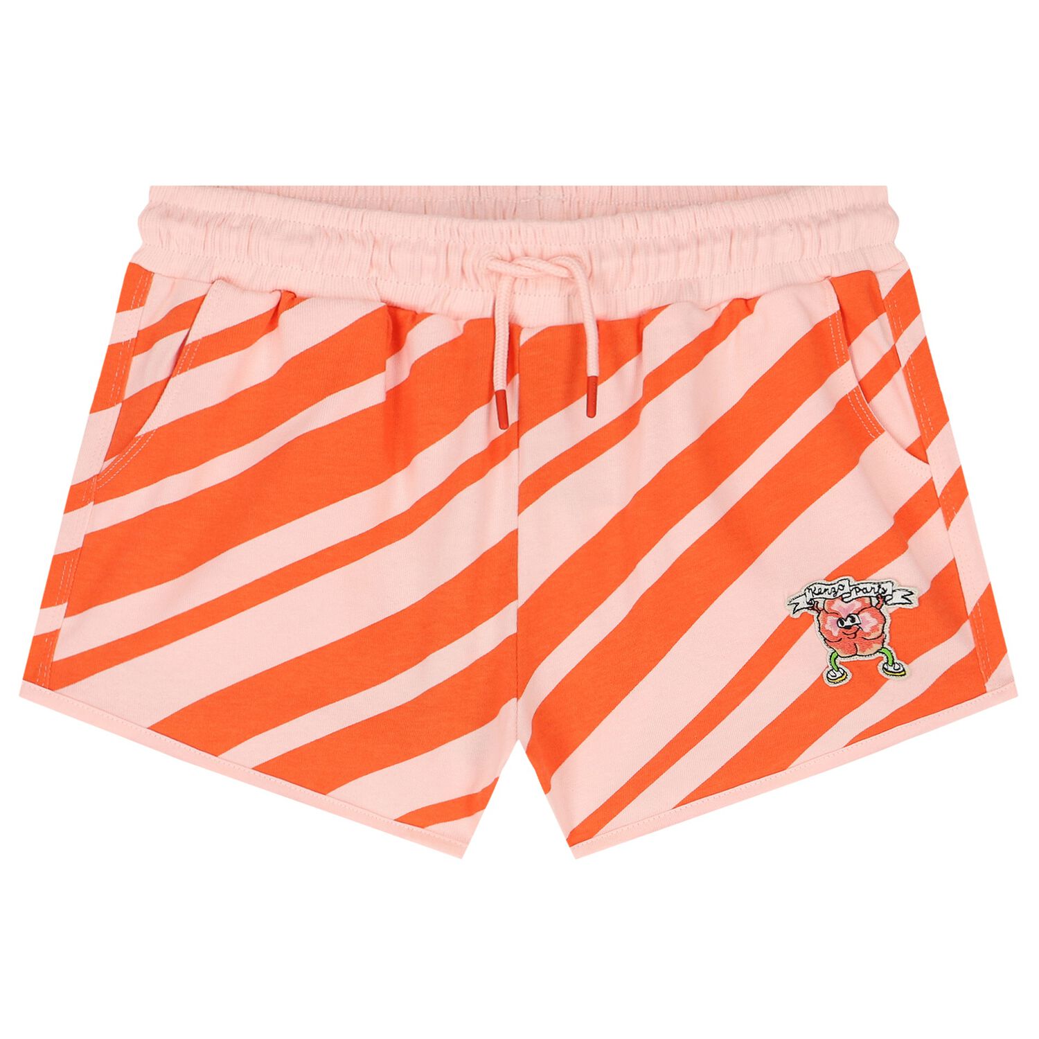 Girls Pink & Orange Shorts, 1, hi-res