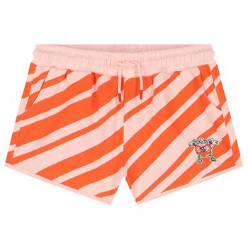 Girls Pink & Orange Shorts