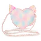 Girls Pink Butterfly Handbag, 1, hi-res