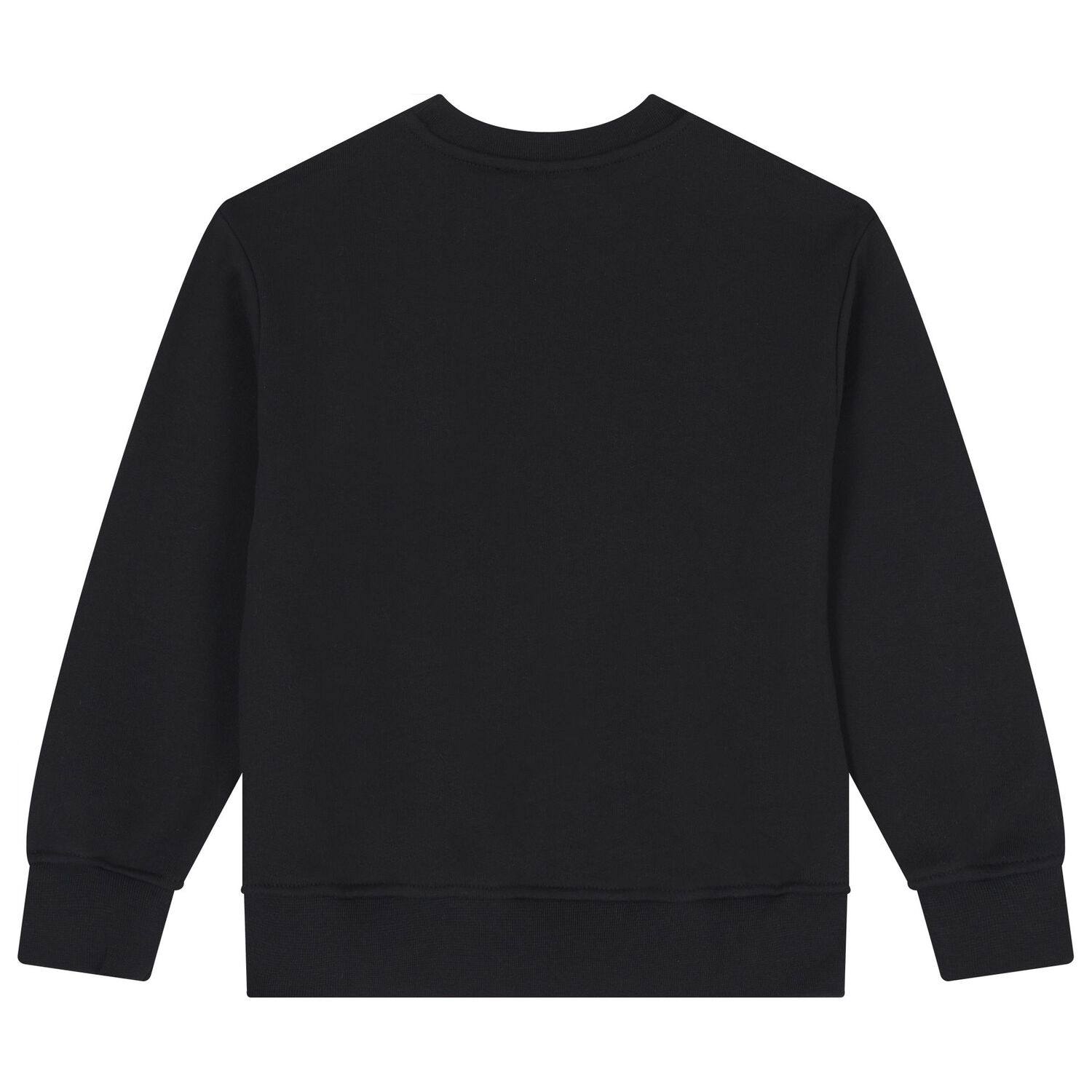 Girls Black Logo Sweatshirt, 2, hi-res