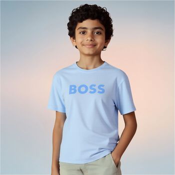 Boys Blue Logo T-Shirt