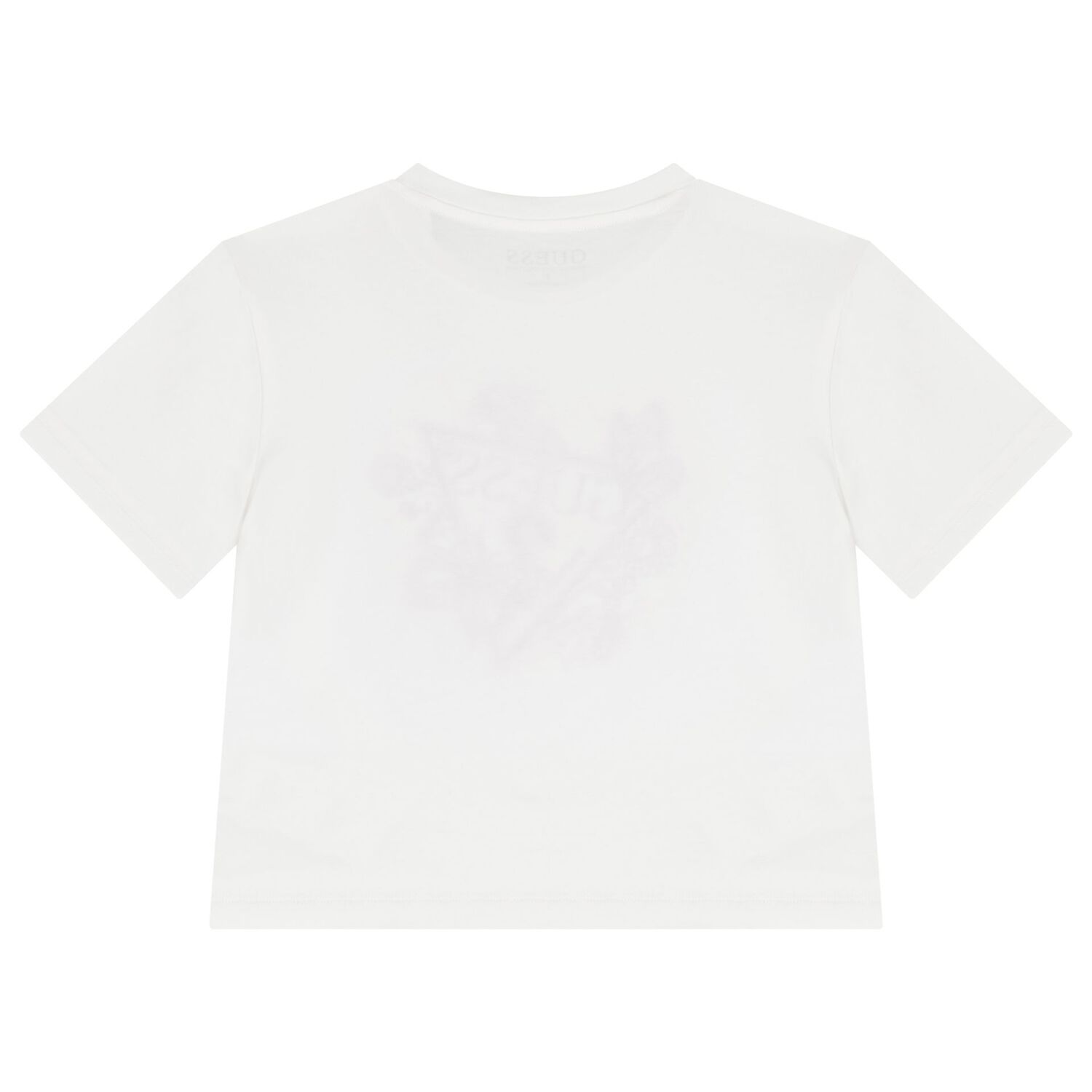 Girls White Logo Sequin T-Shirt, 1, hi-res