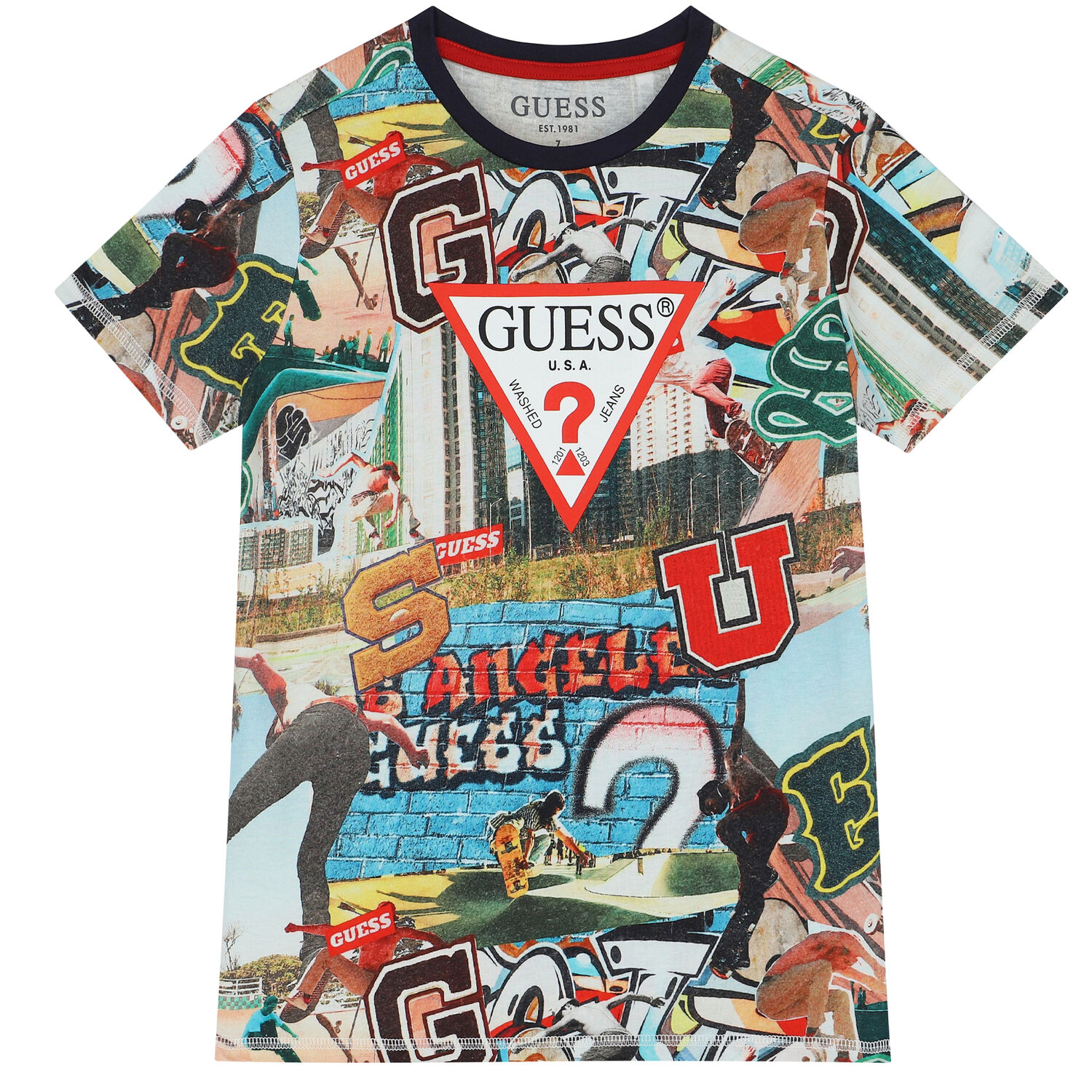 Boys Multi-Colored Logo Trousers Set, 3, hi-res