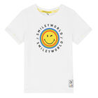 Boys White Logo T-Shirt, 1, hi-res