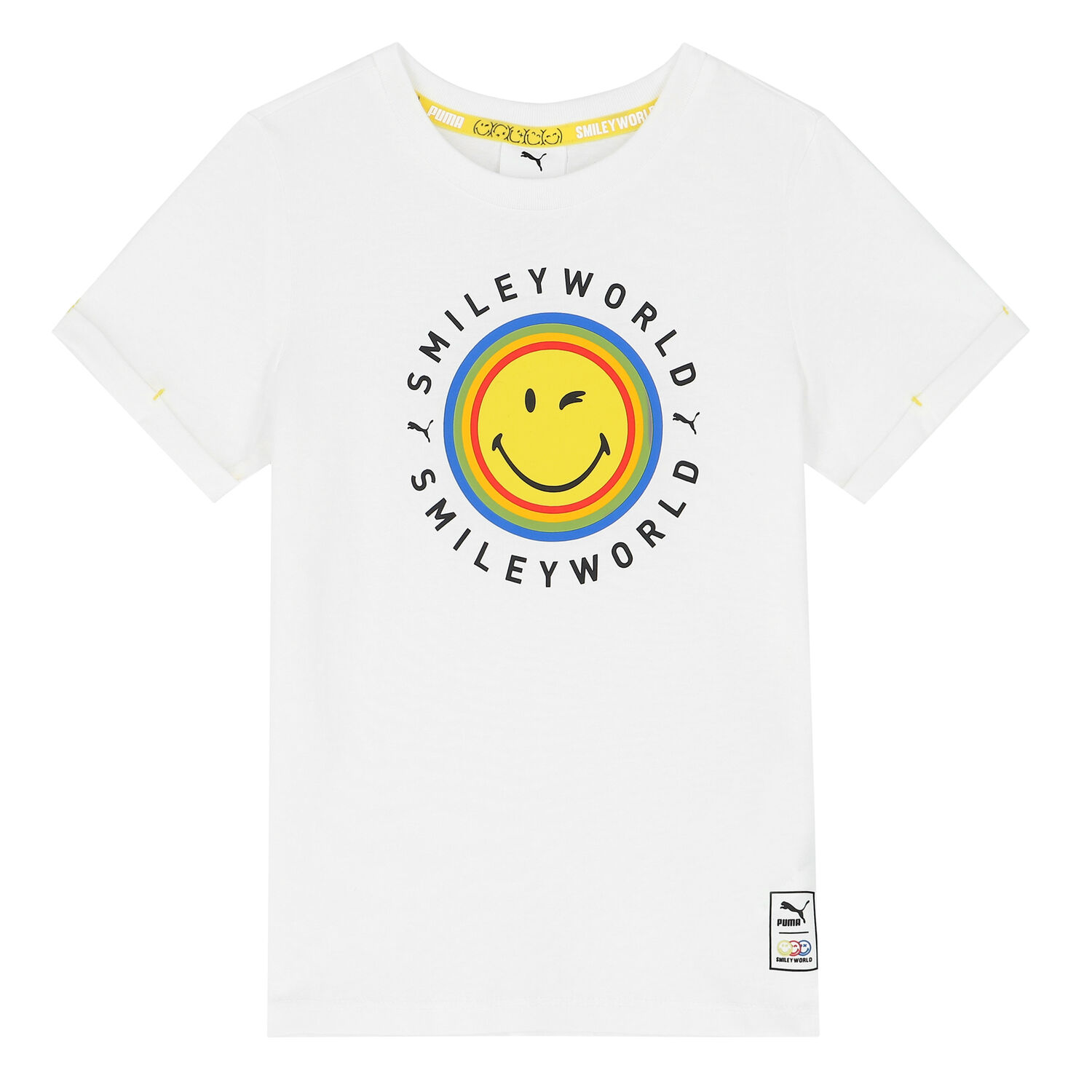 Boys White Logo T-Shirt, 1, hi-res image number null