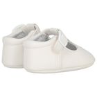 Baby Boys White Pre Walker Shoes, 2, hi-res