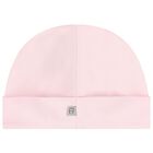 Baby Girls Pink & Gold Logo Babygrow Gift Set, 1, hi-res