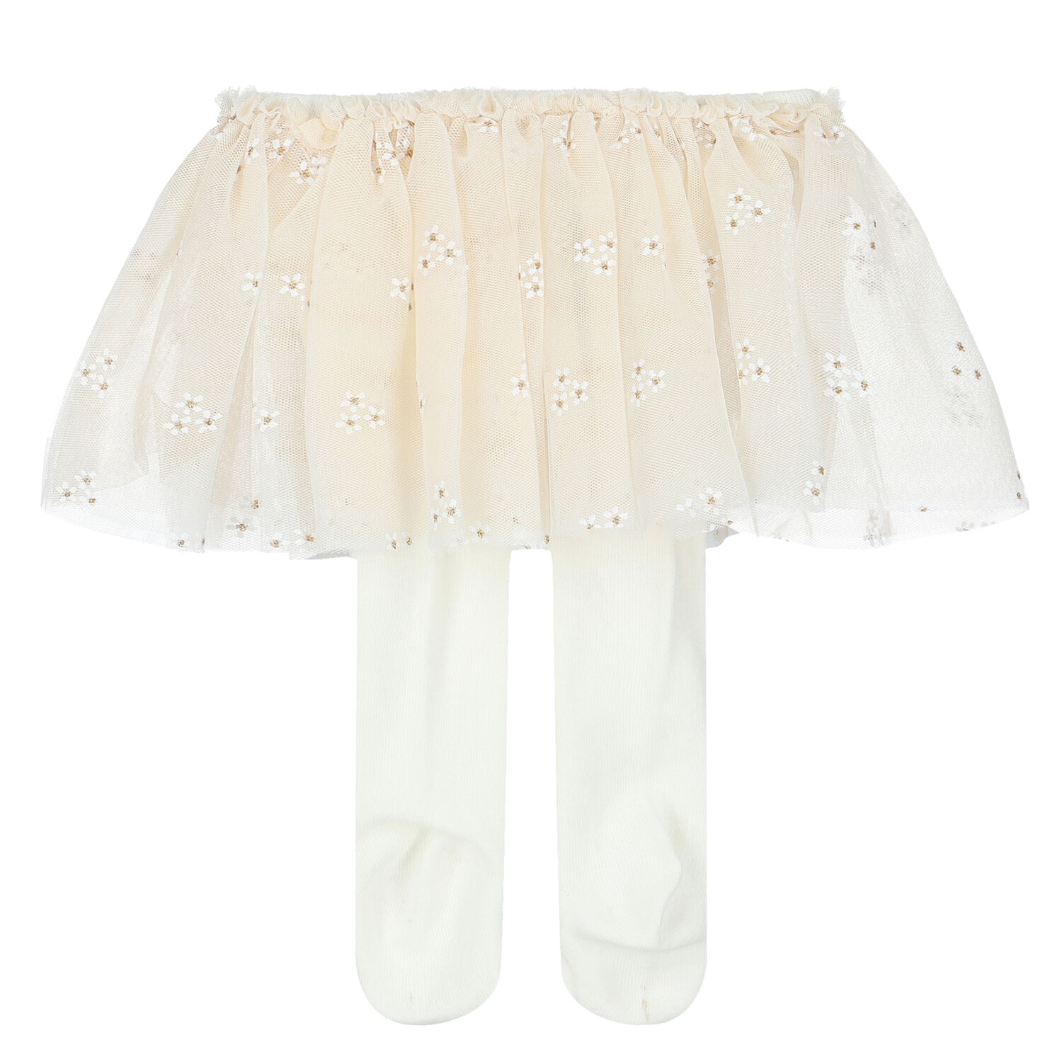 Baby Girls Ivory 3 Piece Bodysuit & Tutu Set, 1, hi-res