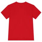 Boys Red Logo T-Shirt, 1, hi-res