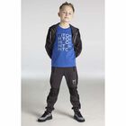 Boys Blue Logo Long Sleeve Top, 1, hi-res