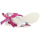 Girls Pink & Purple Sandals, 1, hi-res