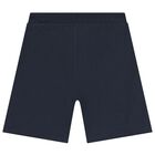 Boys Navy Blue Shorts, 2, hi-res