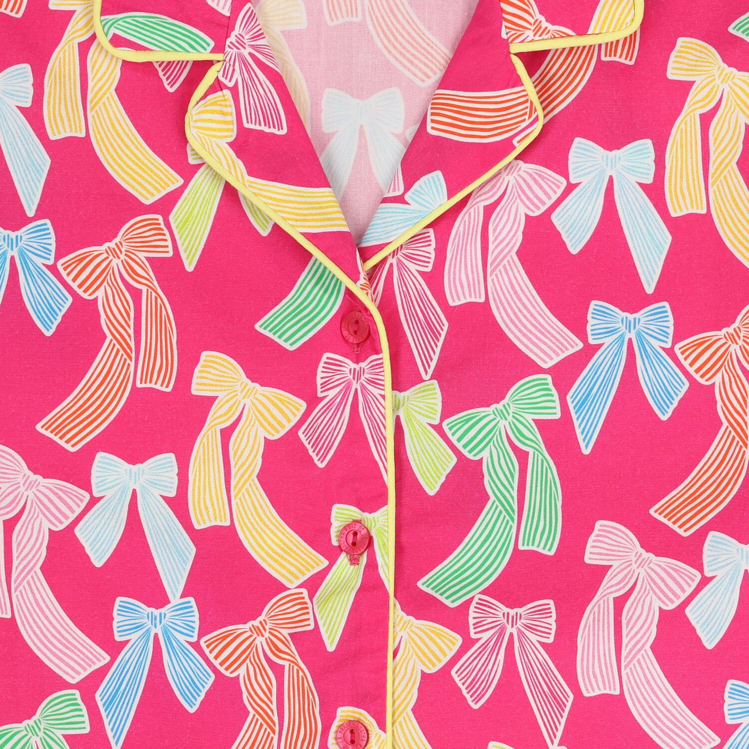 Girls Pink Bow Shirt, 1, hi-res