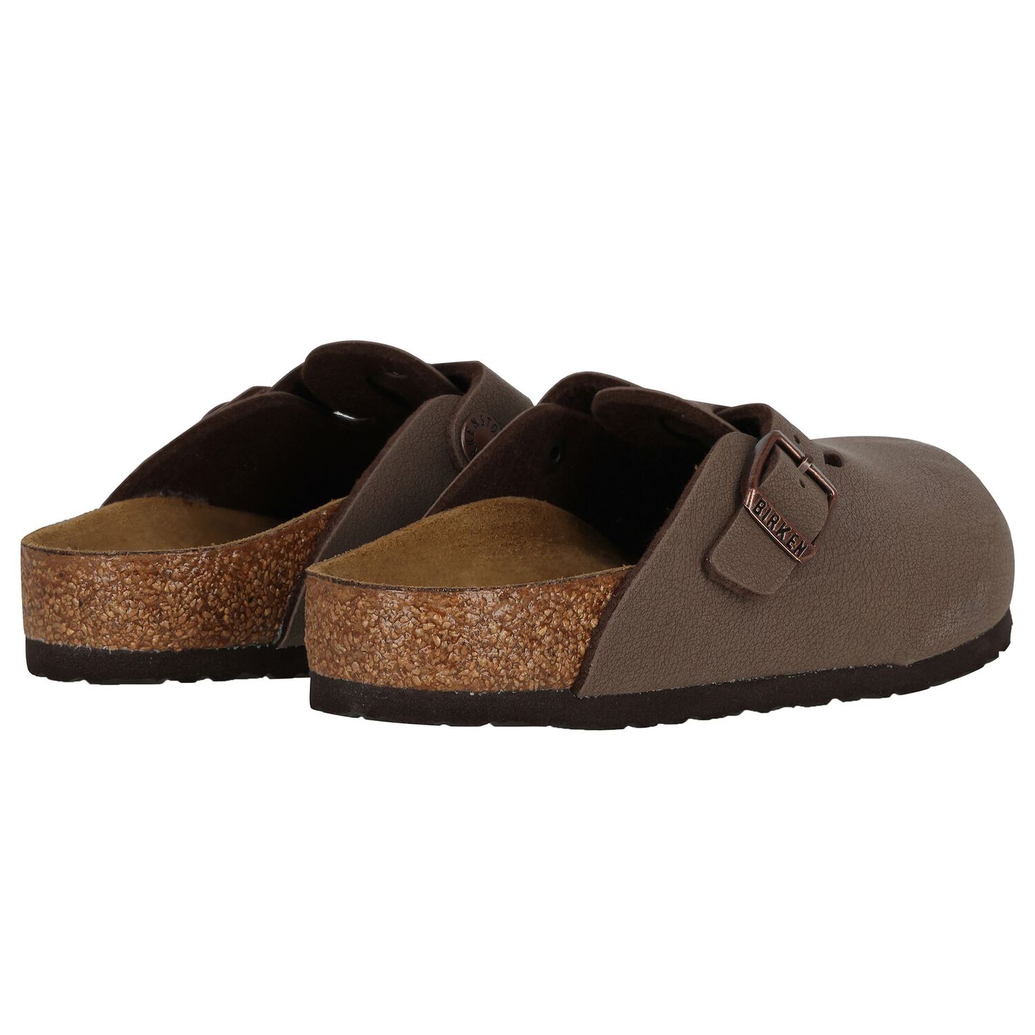 Beige Logo Leather Clog , 1, hi-res