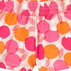 Younger Girls Pink & Orange Fruits Shorts, 2, hi-res